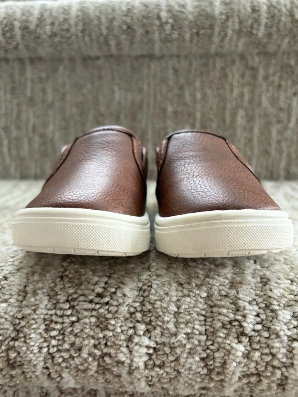 Simple Joys by Carter's Jack brown slip-on sneakers. Toddler size 5.